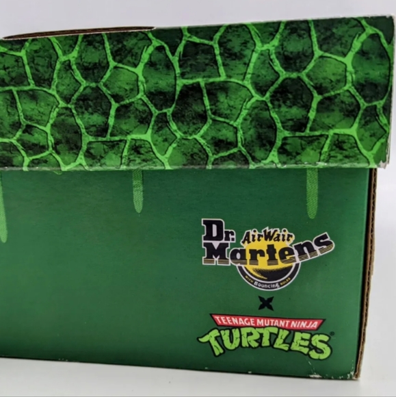 DR MARTENS LEONARDO LEATHER TEENAGE MUTANT NINJA TURTLES Boots MEN’S 6, Girls 7 - Picture 9 of 9